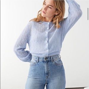 & Other Stories Eyelet Cardigan